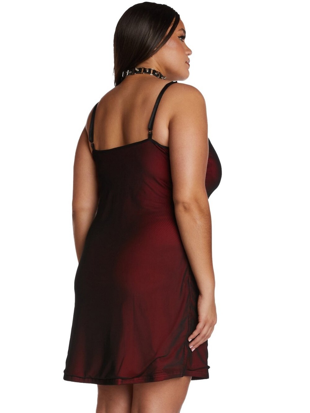 NWOT 3X Bodycon Mesh Mini Dress From Dolls Kill - Picture 3 of 8
